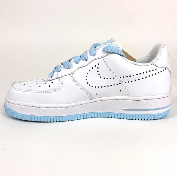Nike Air Force 1 07 Pale Blue Shoe Retro 315115107 - Picture 3 of 8